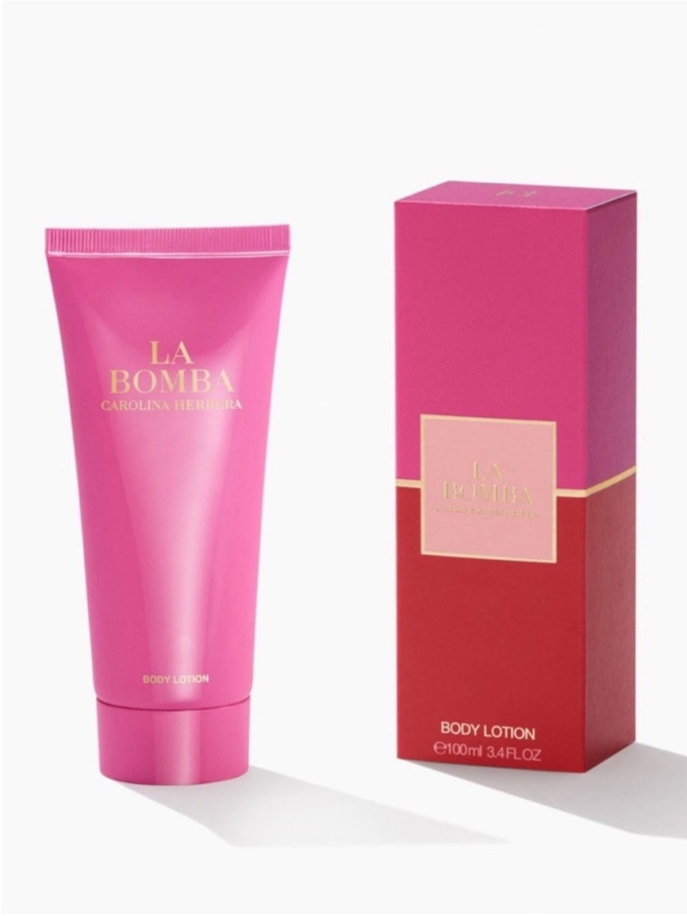 Carolina Herrera La Bomba Pink Tube & Box Set